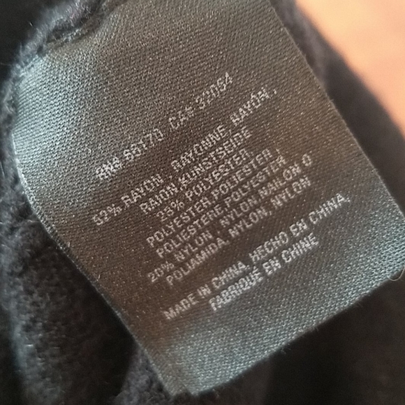 Anthropolgie Black V Neck Sweater sz L - Picture 10 of 16